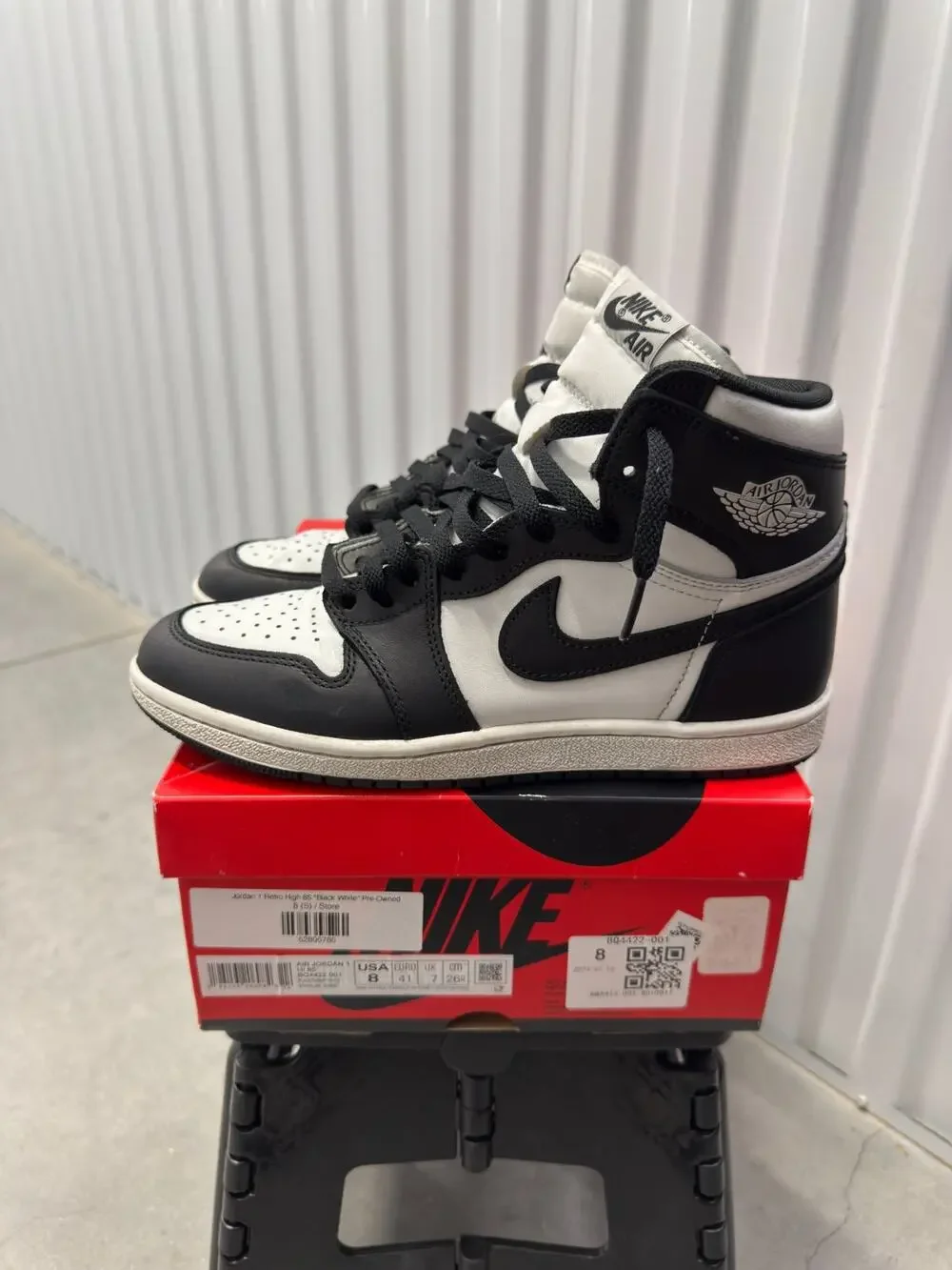 Nike Air Jordan 1 Black White Summit 2023 Size 8 Men's - BQ4422-001 Retro OG